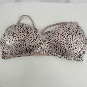 Victoria's Secret Bra Body by Victoria No Wire Armature 38D Cheetah Beige